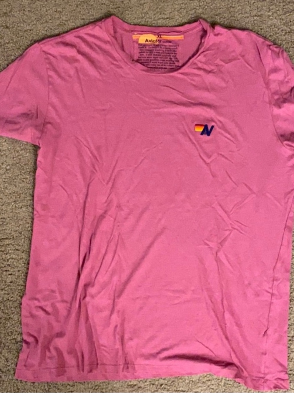 Aviator Nation Pink Crewneck